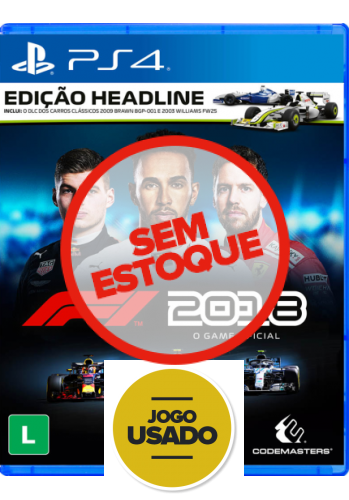 F1 2018 - Formula 1 - PS4 (Usado)